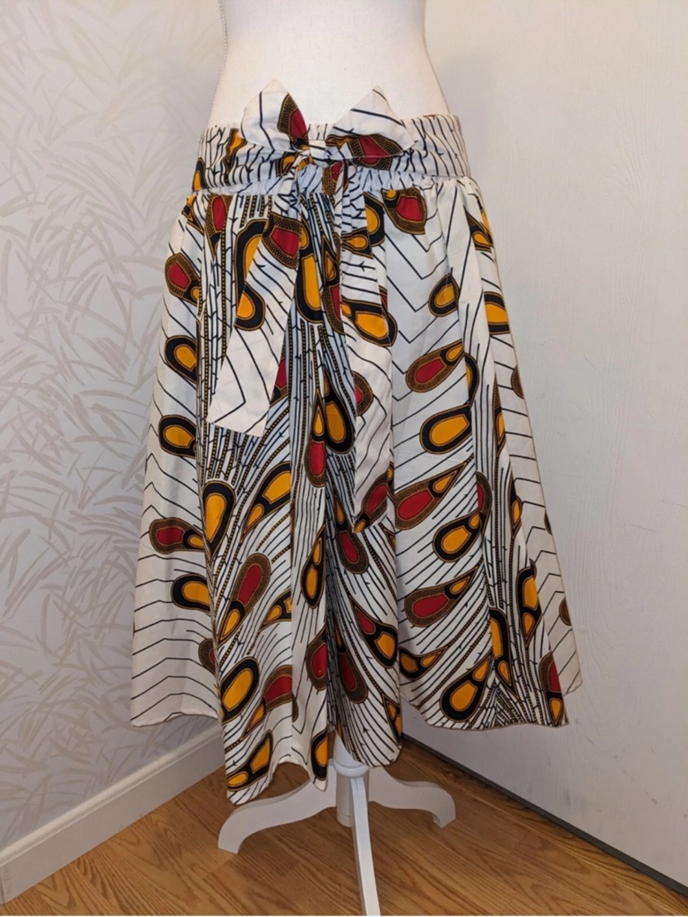 Colorful Patterned Women's Skirt